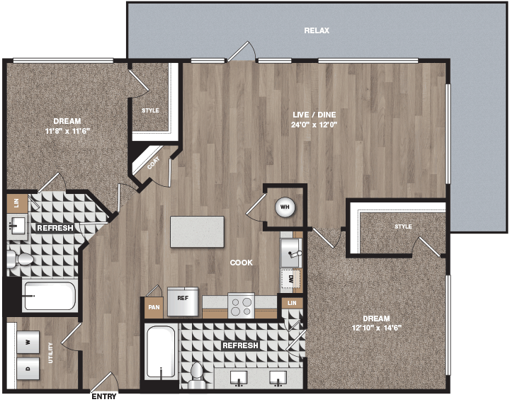 B2 floorplan