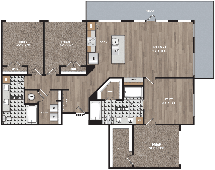 C1 ALT floorplan