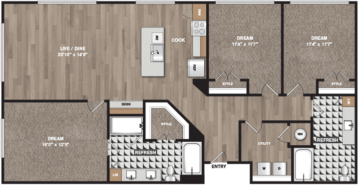 C1 HC floorplan