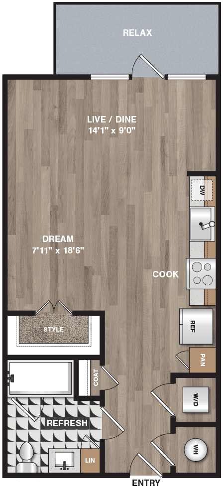 E1 floorplan